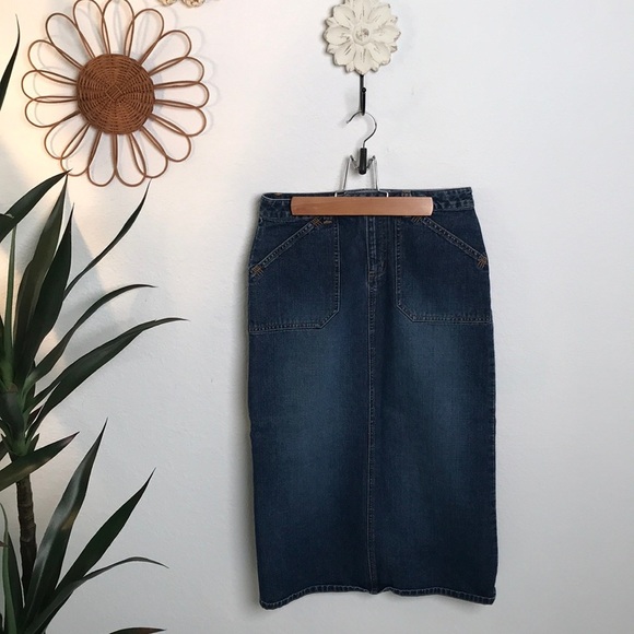 Vintage Old Navy Denim Skirt - Picture 3 of 8